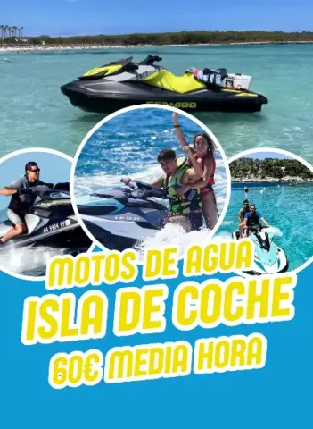 PASEO EN MOTOS DE AGUA ISLA DE COCHE